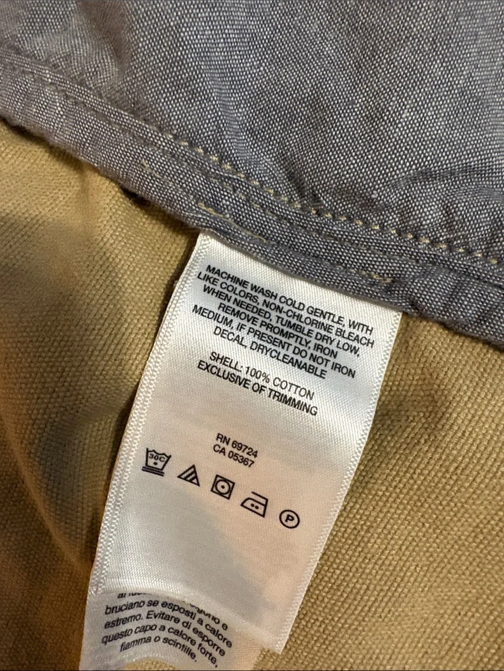 Columbia Beige/Tan Canvas Field Jacket